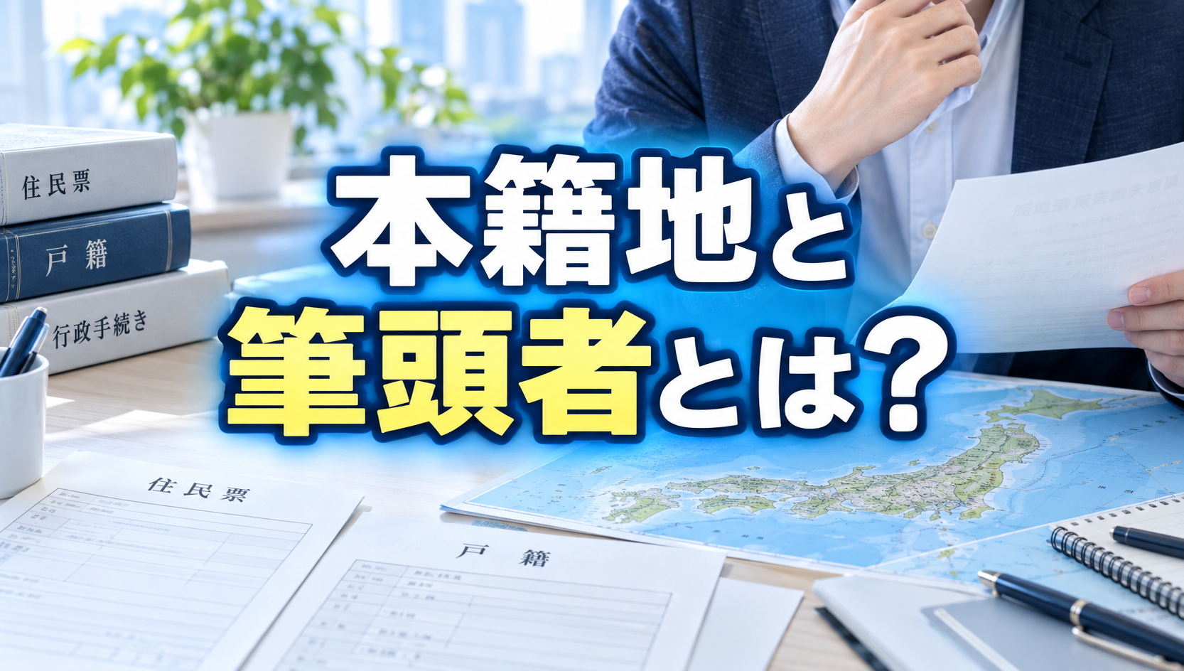 本籍地とは？住所との違い・筆頭者の意味・わからないときの調べ方を行政書士が解説