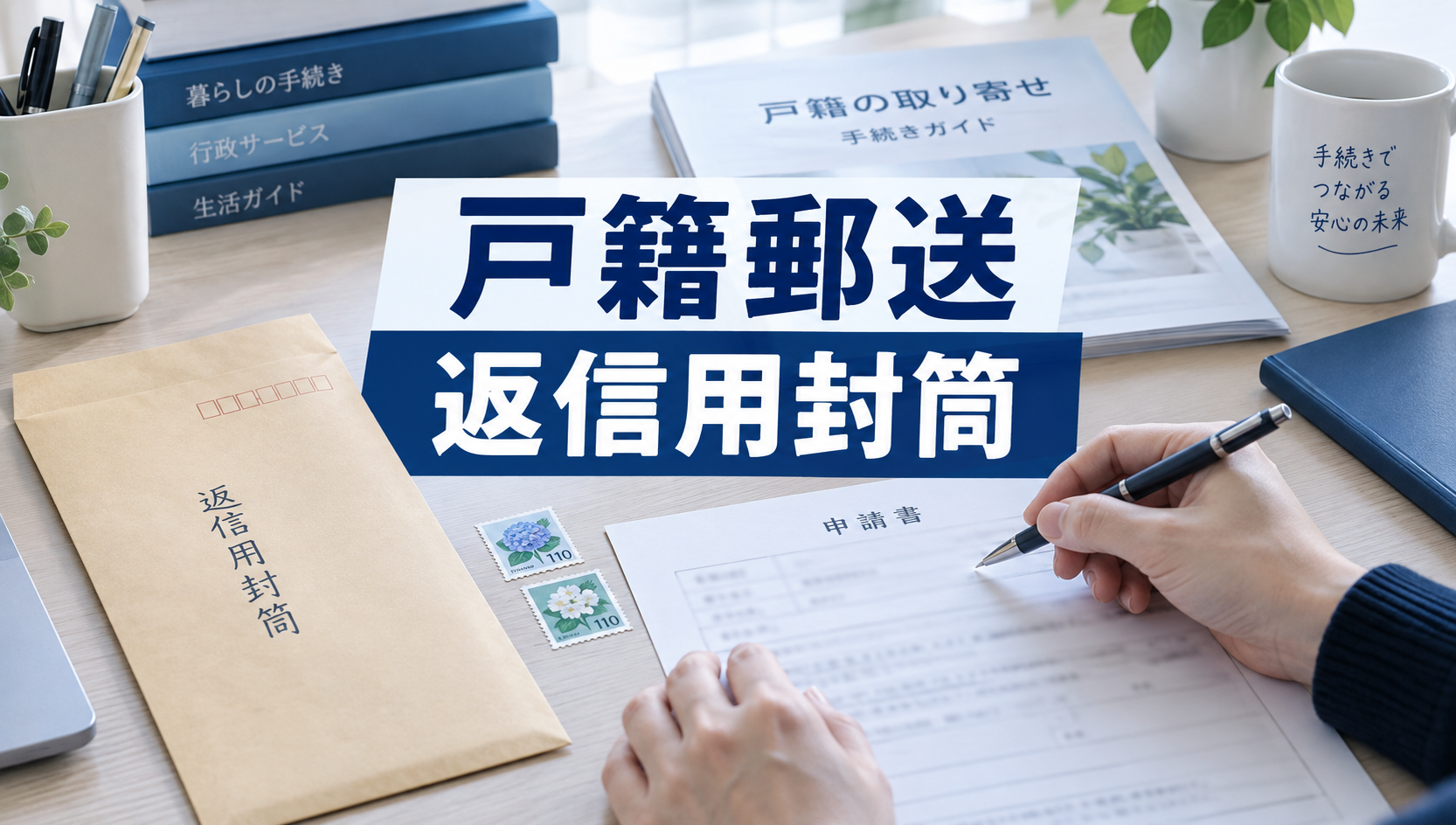 戸籍謄本を郵送請求するときの返信用封筒の書き方｜宛先・切手・返送先の注意点