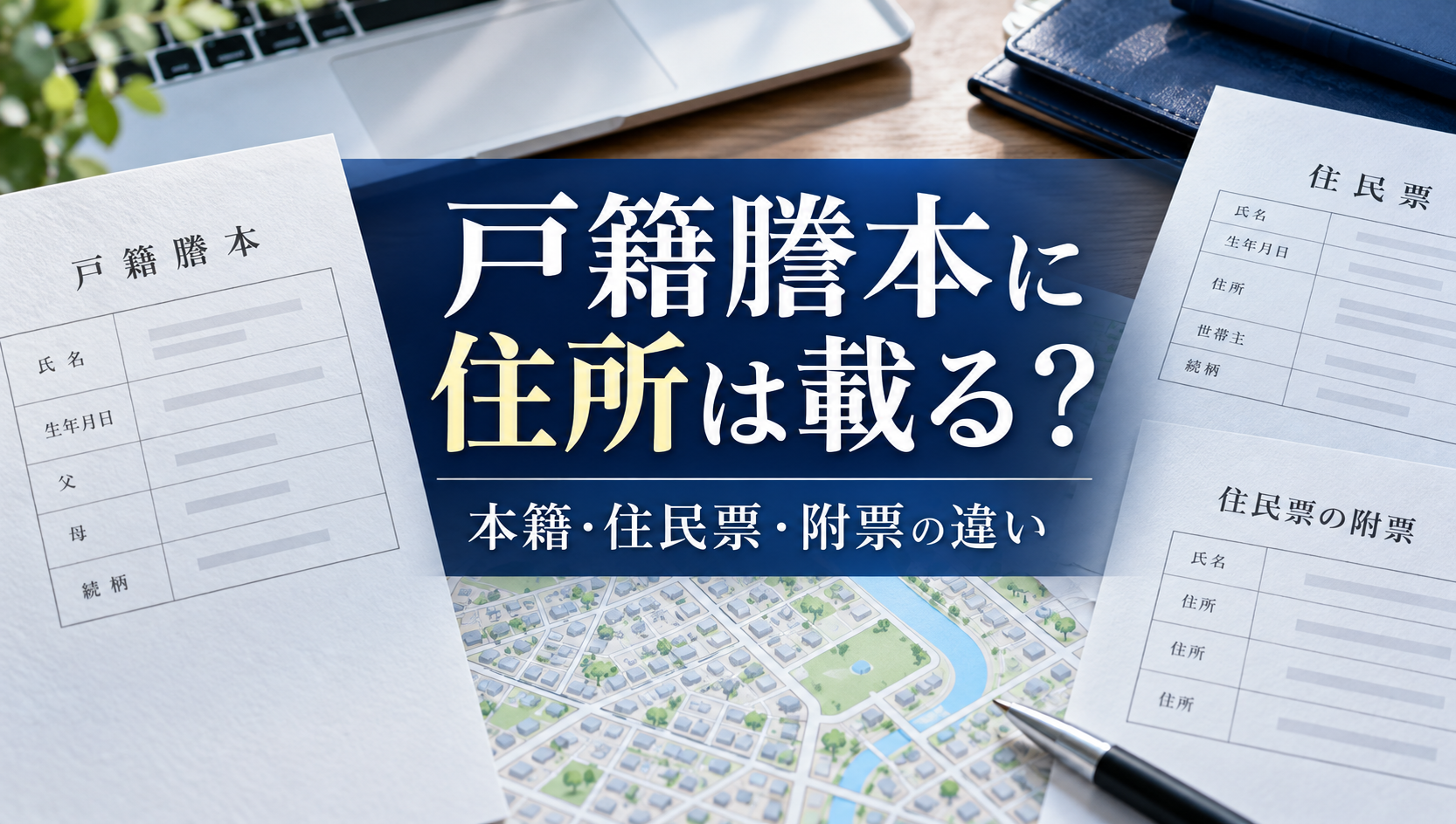 戸籍謄本に住所は載る？現住所・過去の住所履歴を調べる方法を行政書士が解説
